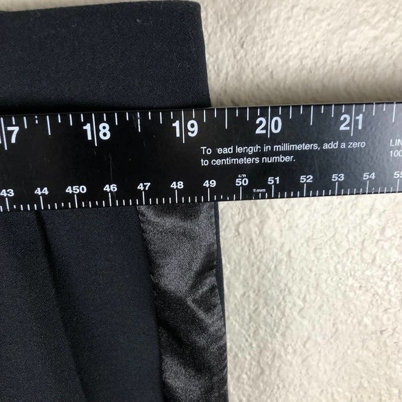 Banana Republic Pants Black Ryan Fit Contrast Side Stripe Trouser Size 14 - Picture 9 of 16